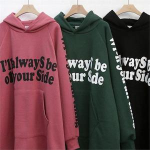 올웨이즈 기모 후드티 210K519S 빅사이즈 여성의류