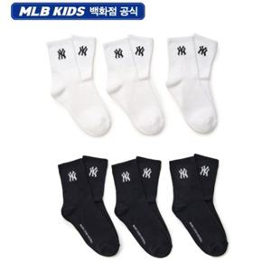 [MLB키즈] JD 베이직 단목 양말 3번들 세트(7ASOB035N)