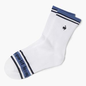 [르꼬끄공식] 베이직 라인 미드삭스 (QQ123ASC13)