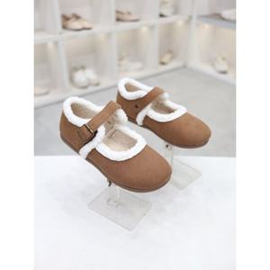 [코디엘루]뽀글이 털안감 메리제인 여성 겨울 플랫 2cm CDSP5005