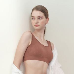 모달 심리스 코듀로이 브라