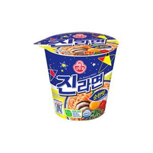 [오뚜기] 오뚜기 진라면 순한맛 소컵라면 6개입