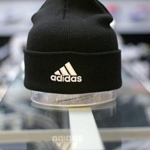 아디다스 세이브존03 [아디다스] 로고 커프 비니 모자 스포츠 방한 겨울 블랙 AB2651A