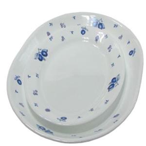 코렐 블루베리 타원접시(소)1개 플레이팅 요리 그릇