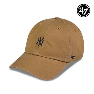 47브랜드 뉴욕 양키스 NY 스몰 로고 MLB 엠엘비 볼캡 야구 모자 카멜 B-BSRNR17GWS-QL