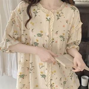 홈웨어 데일리 잠옷 투피스 상하세트 패션 ST5036