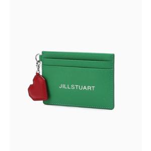 [JILLSTUART ACC][PAPER] 그린 로고 포인트 소가죽 카드지갑 JAHO4F471E2