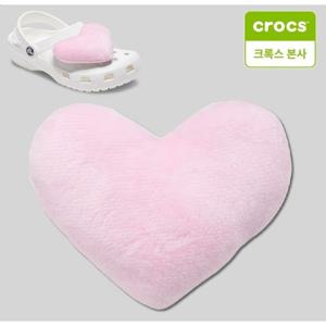 [크록스 본사] 오버사이즈 핑크 하트 지비츠 10014422
