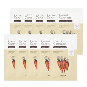 스킨푸드 캐롯 카로틴 마스크 시트 27ml (10매)