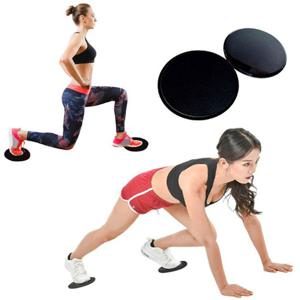 슬라이딩패드 블랙 홈트레이닝 셀프 슬라이드 패드 2PS