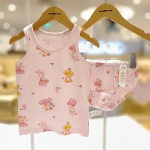 [오가닉맘] 아동 베어플라면모달여아 런닝 팬티 2종세트 (MKSUUR17T)