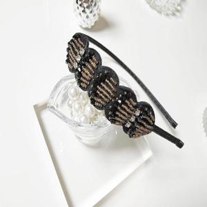 유니크 화려한 여성 블링 비즈 헤어밴드 머리띠