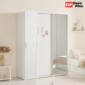 데코파인 리즈 슬라이딩장롱 E세트 거울옷장 선반장 안방 작은방