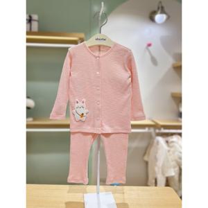 압소바HM (아기내의)폼폼 슬림 내의(핑크)(25년봄신상) (Q2A2A10323)