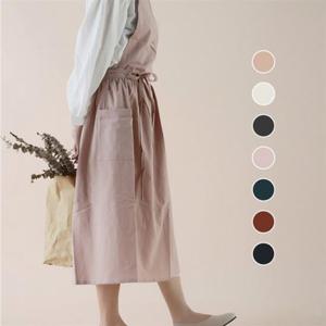 데일리 편한 원피스 앞치마 어린이집 카페 공방 유치원