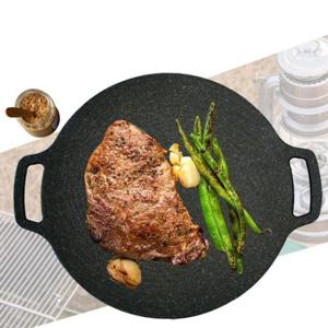 퀸센스 무쇠 인덕션 그리들36cm 캠핑 구이