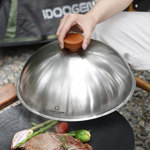 바겐슈타이거 스텐 냄비뚜껑 레스팅커버 그리들 후라이팬뚜껑 (실버) 20cm