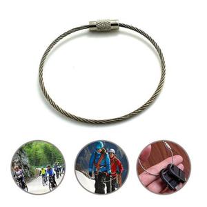 다용도 열쇠고리 스텐 코팅 와이어 링 2size DD-10735