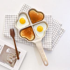 벨링 IH 인덕션 프라이팬 하트 4구 에그팬 1p