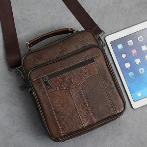 [프롬슈] 소가죽 빈티지 남성크로스백 태블릿 가방