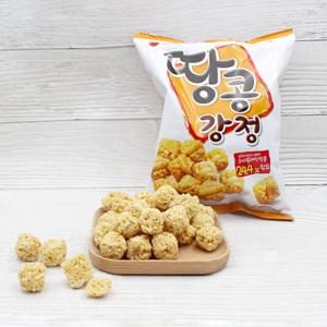 오리온 땅콩강정 147g / 대용량 봉지과자