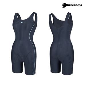 [레노마수영복]여성 실내 U-BACK 라인 2부 반신 수영복 다크그레이-RN-LS2F862-DG