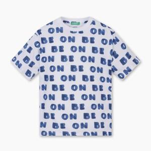 [베네통 키즈]베네통키즈 BEON 나염 반팔티셔츠 380UC10IS BL