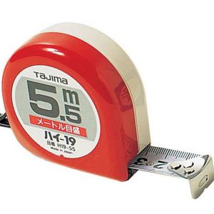 타지마 줄자 다용도 줄자 거리 측정기 수동 5.5m 19mm
