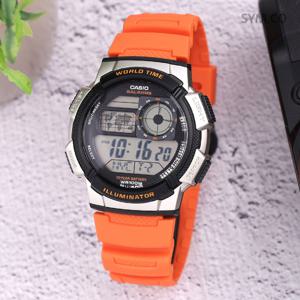 카시오 AE-1000W-4B 군용 군인 전자 방수 스포츠 남자 우레탄 시