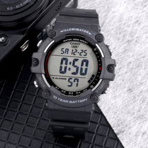 카시오 AE-1500WH-1A 군인 전자 아웃도어 방수 남자 우레탄 시계