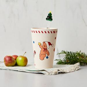 [모던하우스] 메리베어 크리스마스 뱀부파이버 텀블러 400ML 베어