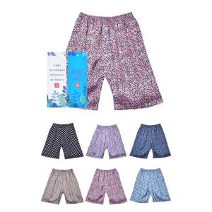 풍기인견 여자 파자마 하의 잠옷 반바지 5부