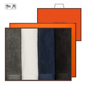 [송월타올]호텔수건 에르모 170g 코마40수 4매선물세트(쇼핑백) 기념수건 답례품