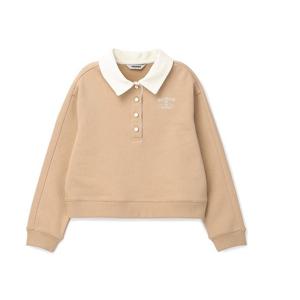 [레노마키즈]R2442T174여아 베이지 카라 맨투맨_JJ