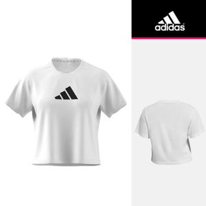 아디다스 우먼스 ES 빅 로고 반팔티(JG8615) 크롭티