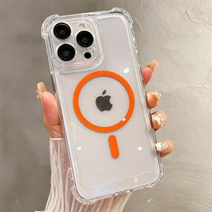 아이폰11 프로 맥스 맥세이프 풀커버 투명 젤하드 범퍼 케이스