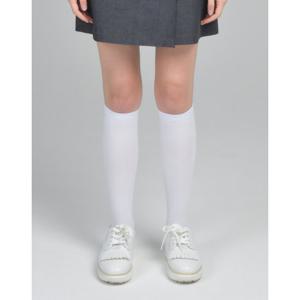 닥스 골프 여성 25SS PREMIUM 여성 화이트 로고자수 쿨터치 파일 니삭스 DNSS5E206WT