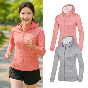 콜핑 여성 봄 하이쿨 스트레치 스포츠 후드 집업 자켓 KSC625RJ8W