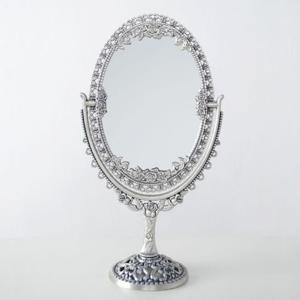 탁상거울 퀸스주석 엔틱 양면탁상거울 타원형 대