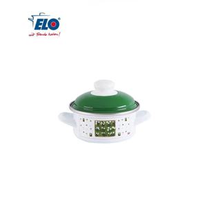 ELO 글뤽스블룸 법랑 양수냄비 14cm