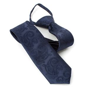 [레디핏]크로스드 페이즐리 블루 자동넥타이_GA5068