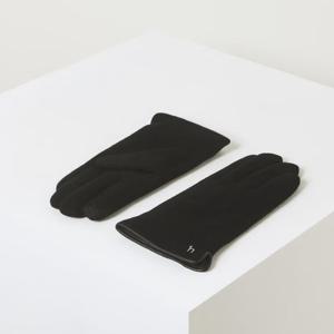 [헤지스] [남성장갑] 블랙 베이직 울 장갑 HJGV4F021BK