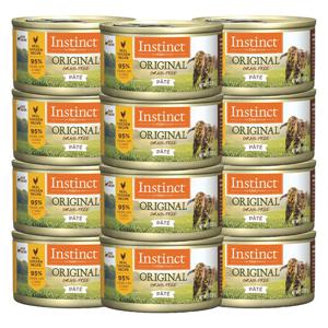 인스팅트 생식본능 캣 오리지날 주식캔 85g 12개입 치킨 그레인프리 고양이습식사료