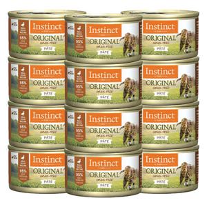 인스팅트 생식본능 캣 오리지날 주식캔 85g 12개입 오리고기 그레인프리 고양이습식사료