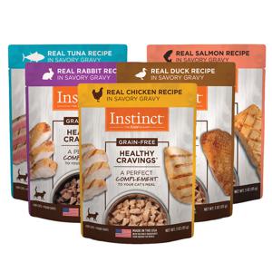 인스팅트 생식본능 캣 헬시 크레이빙 주식 파우치 85g 그레인프리 고양이습식사료