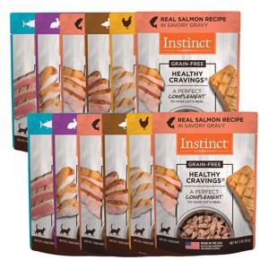 인스팅트 생식본능 캣 헬시 크레이빙 주식 파우치 85g 12개입 그레인프리 고양이습식사료
