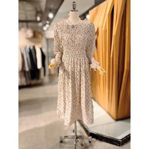 ab.fz 로즈 잔꽃 스모크 쉬폰 원피스 (ABXZ1HO42C) US