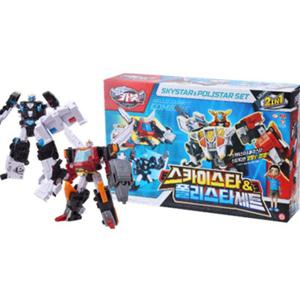 [초이락]헬로카봇 스카이스타 폴리스타 세트