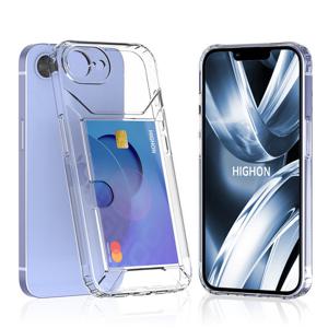 하이온 아이폰16E 케이스 글로우 커버 카드수납 투명 젤리