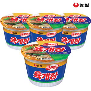 농심 육개장 큰사발 110g x 4개